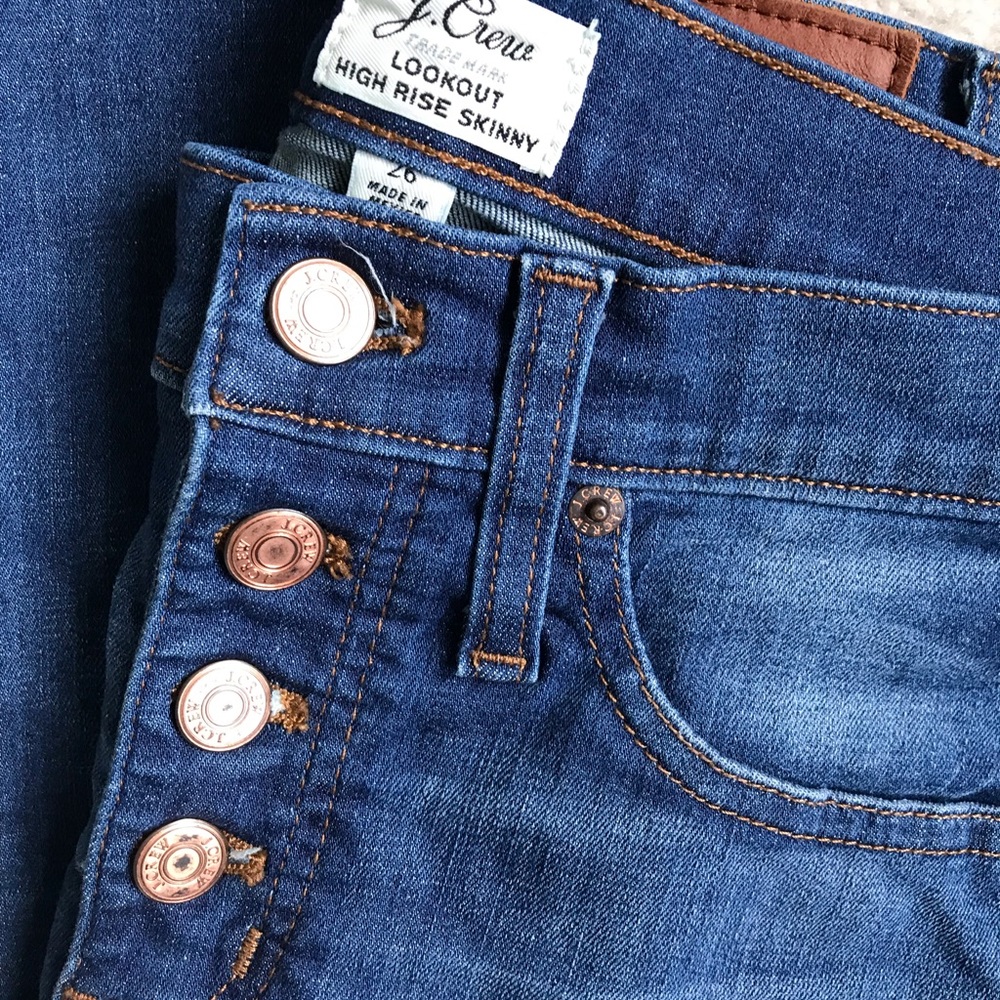 JCrew Lookout 10” Highrise Skinny Jeans - Picture 4 of 5